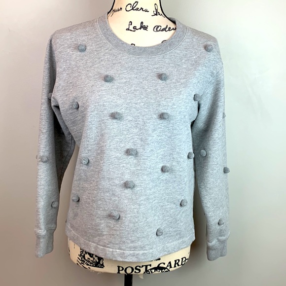 J. Crew Pom Pom Sweatshirt - Picture 6 of 7